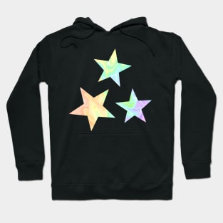 Pastel swirl stars Hoodie